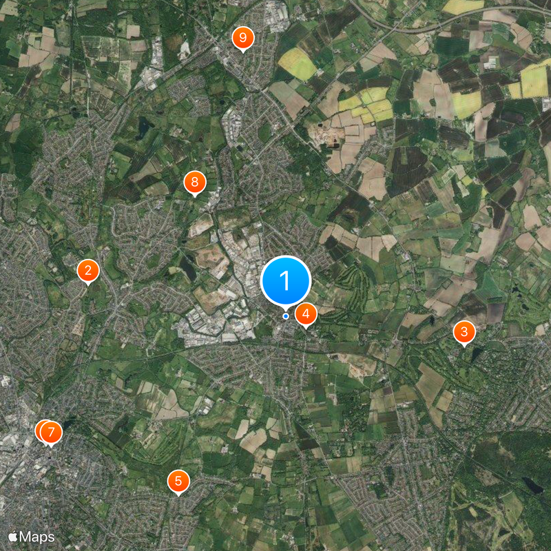 Aldridge Map