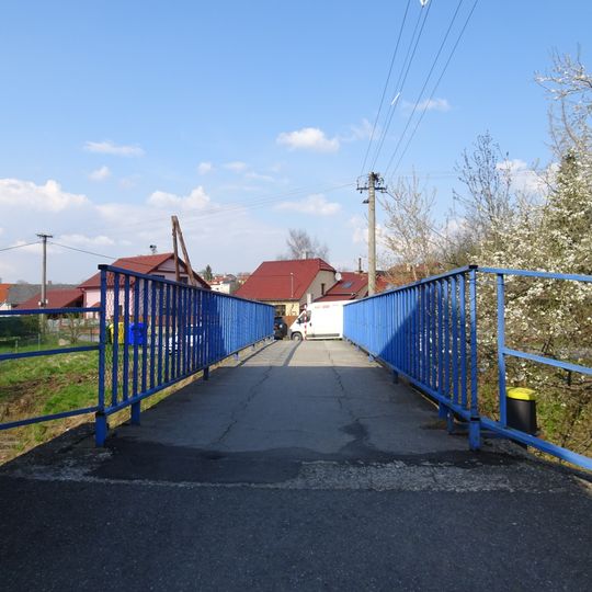 Lávka přes Bratřejovku ve Vizovicích, Říčanská - Pardubská