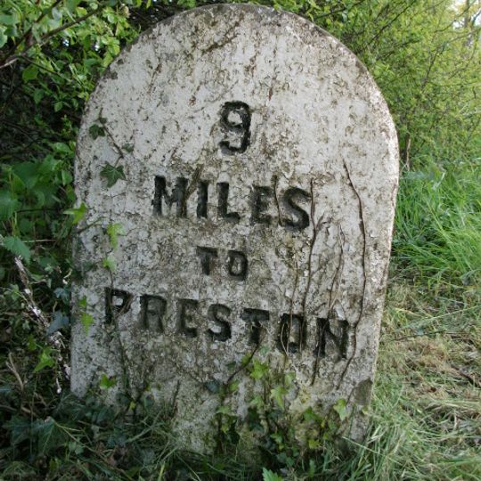 Milestone, Longsight Road at SD6669833285