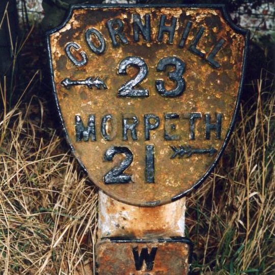 Milepost 370 Metres North Of Junction With Road To Glanton