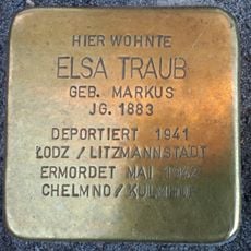 Stolperstein em memória de Elsa Traub