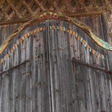 Bundwerk mit Medaillon-Malerei