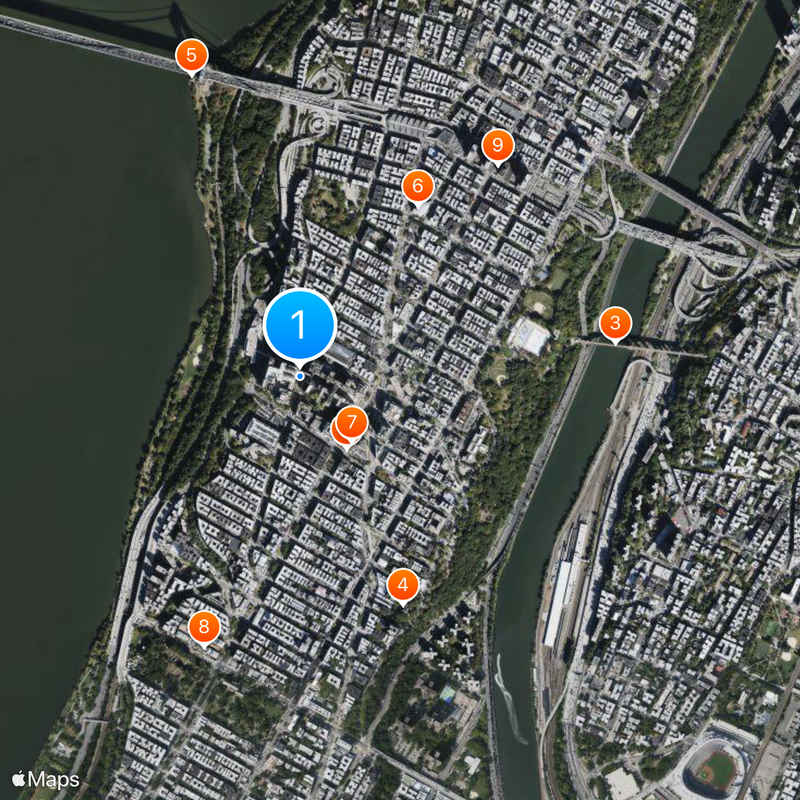 NewYork–Presbyterian Hospital Mapa