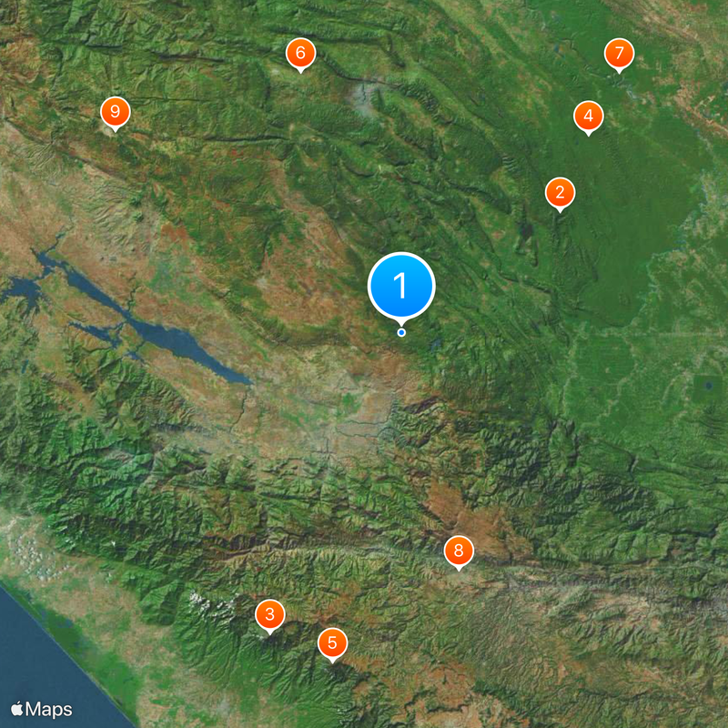 Lagunas de Montebello National Park Map