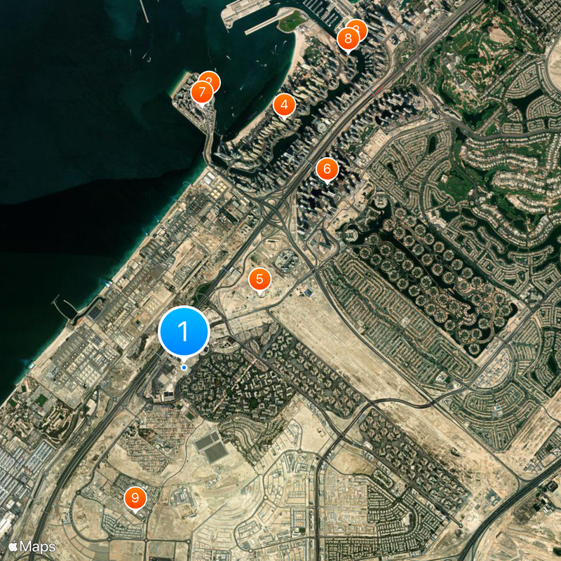 Ibn Battuta Mall Map