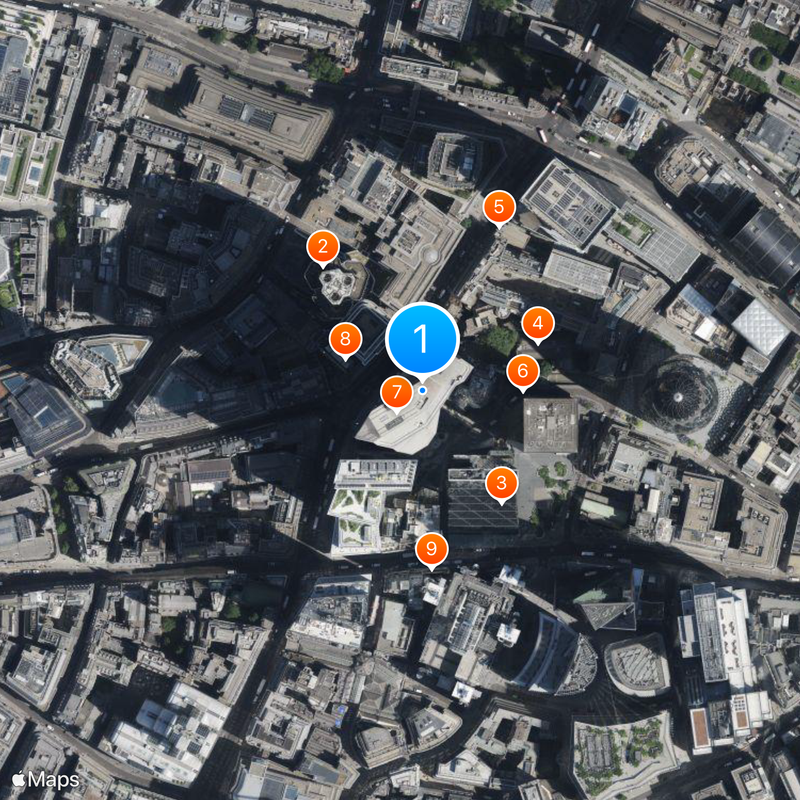 22 Bishopsgate Map