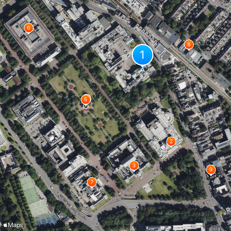 Cardiff University Map