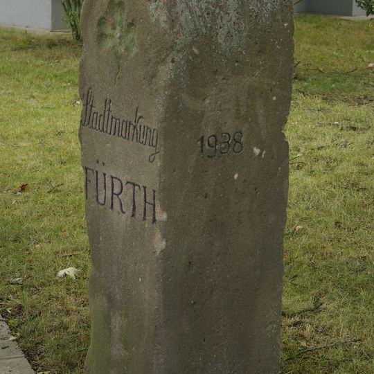 Grenzstein im Laubenweg