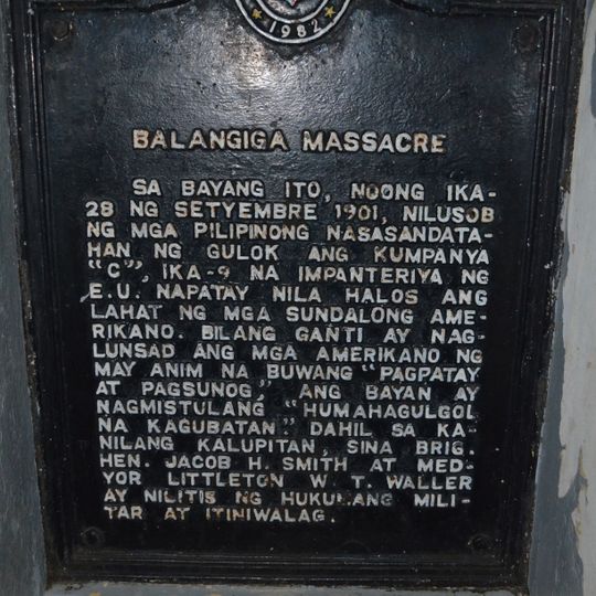 Balangiga Massacre historical marker