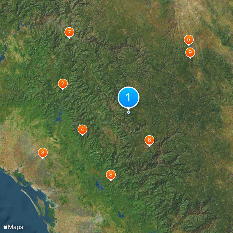 Sierra Madre Occidental Map