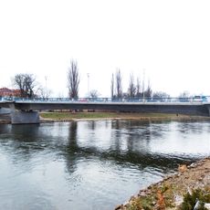 Most Generála Lišky - úsek přes hlavní tok Labe