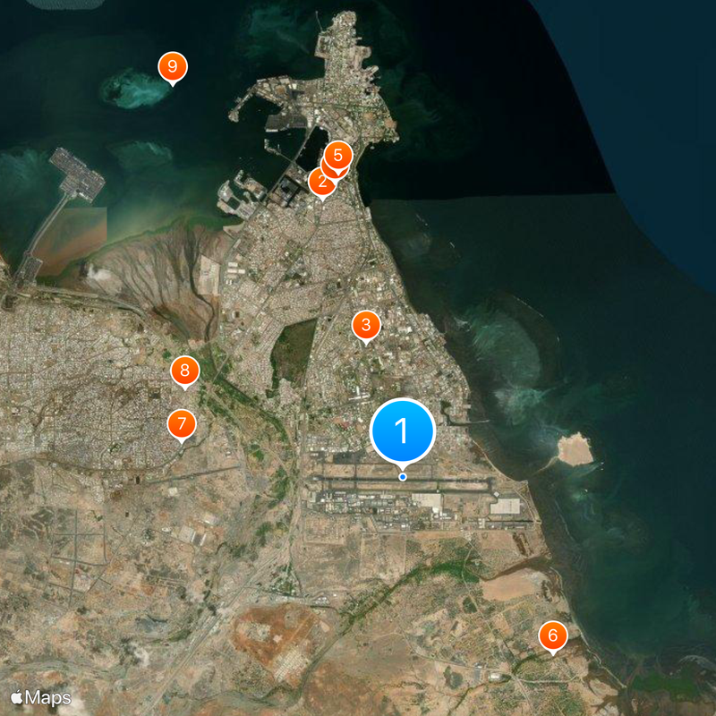 Djibouti-Ambouli International Airport Map
