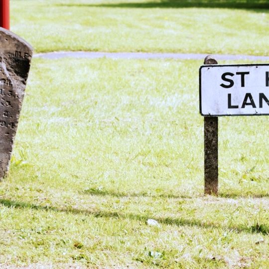 Milestone At Junction With New Adel Lane