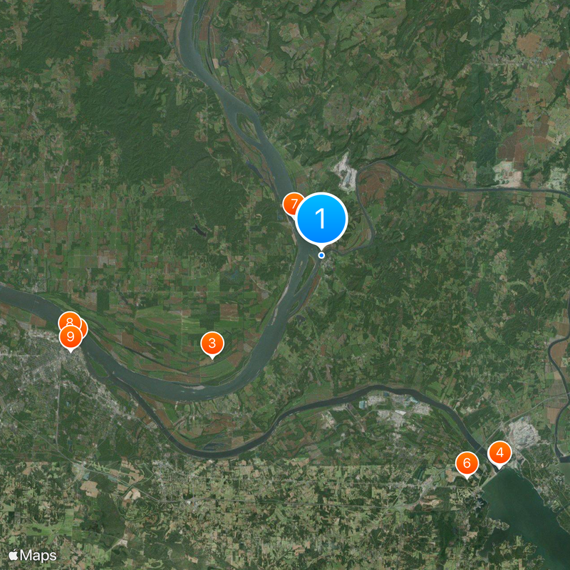 Cumberland River Map