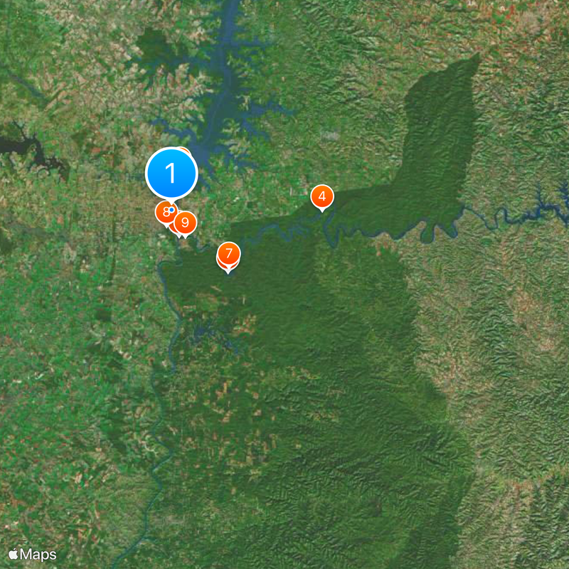 Ciudad del Este Mapa