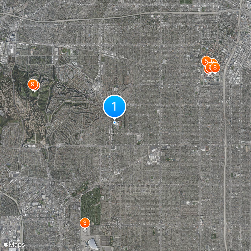 Crenshaw High School Map