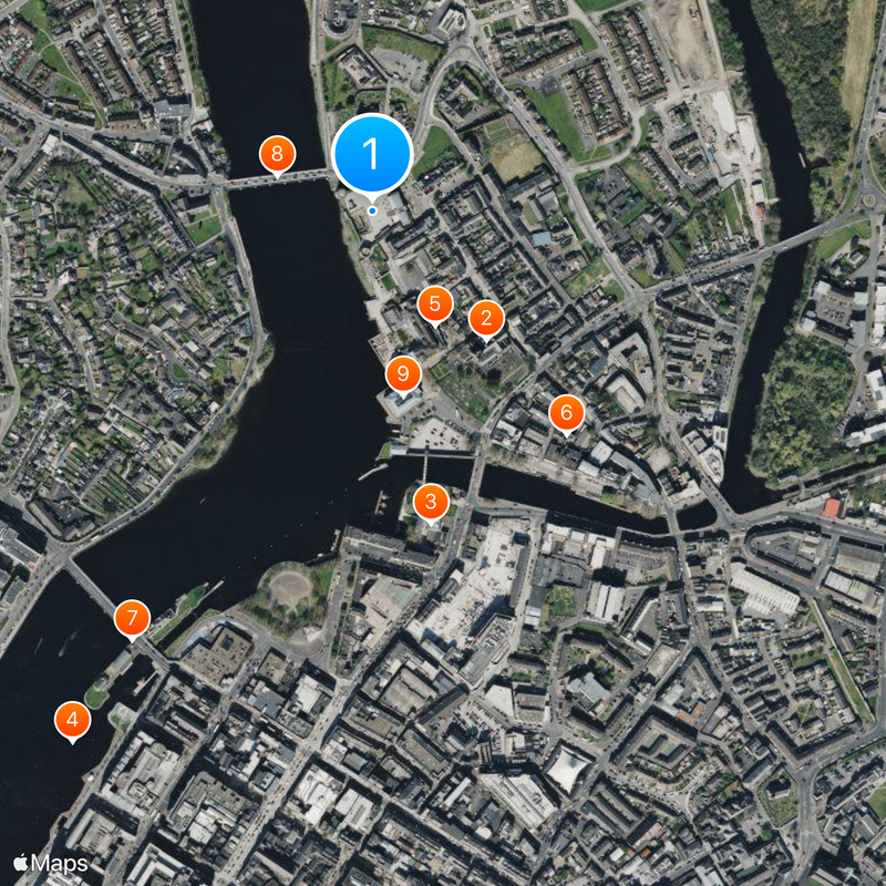 Castelo do Rei João Mapa