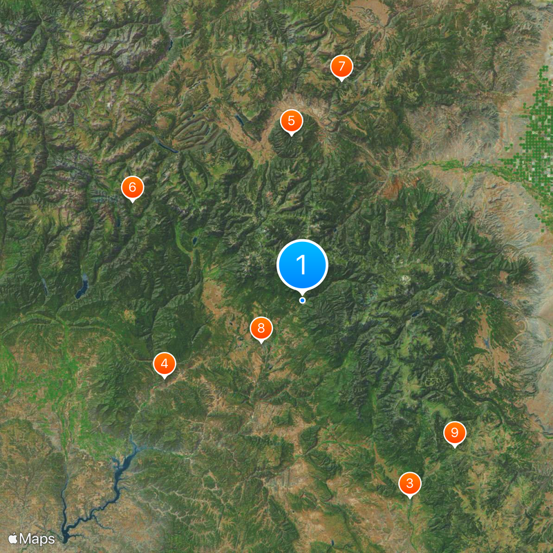 San Juan River Map