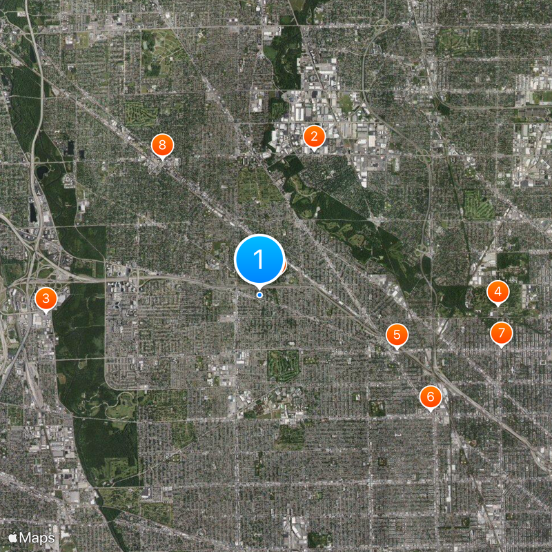 Norwood Park Map
