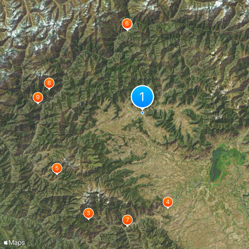 Distretto di Kupwara Mappa