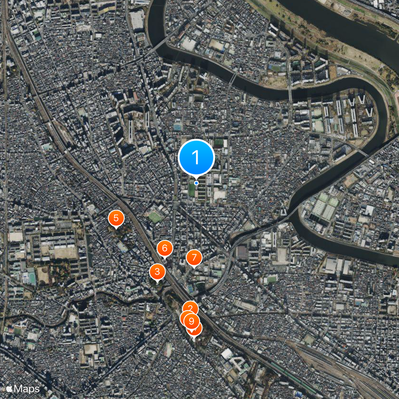 Sundaigakuen Map
