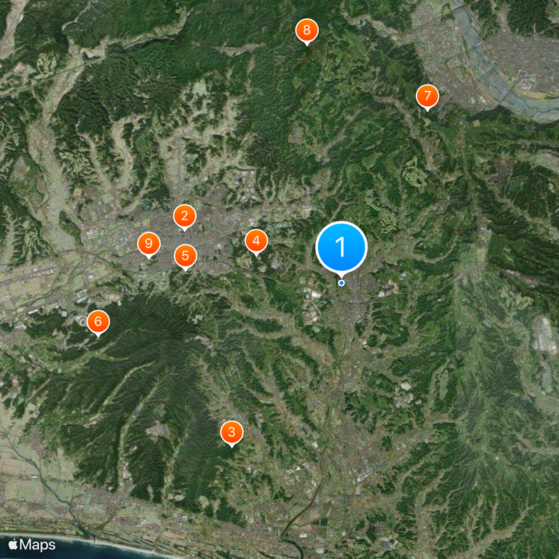 Kikugawa Junior High School and Kikugawa High School, Tokoha University Map