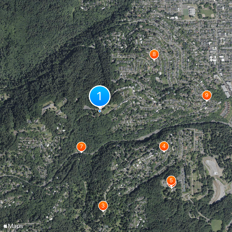 Pittock Mansion Mapa