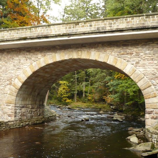 Bridge of road II/311 over the Divoká Orlice at Zemská brána