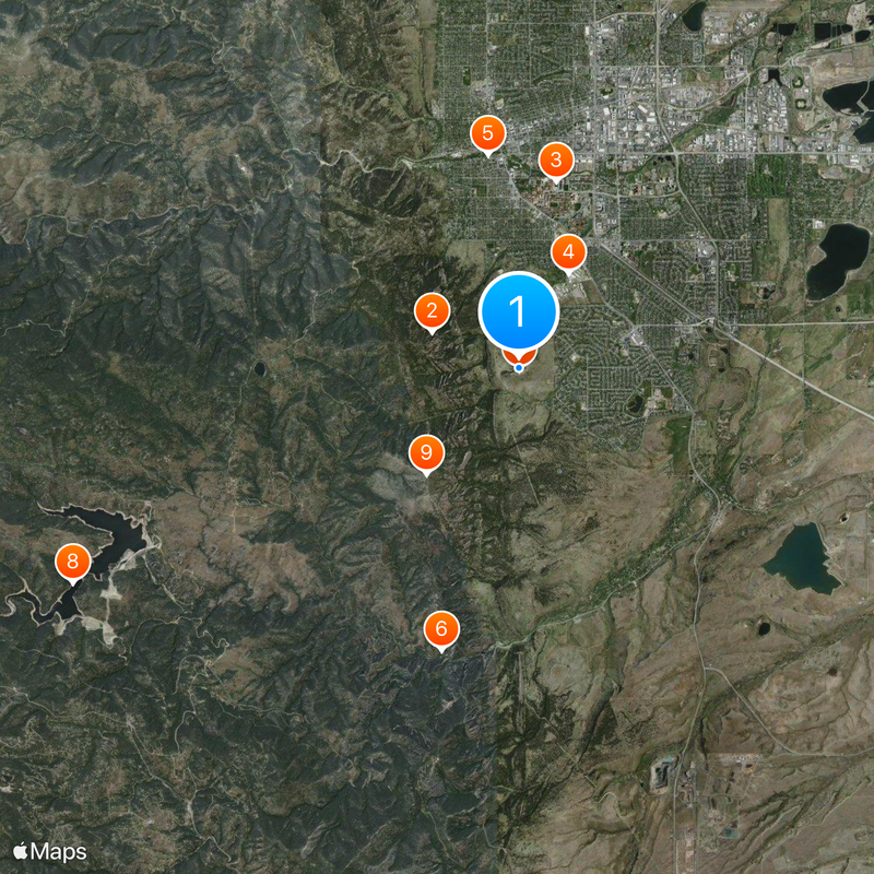 National Center for Atmospheric Research Map