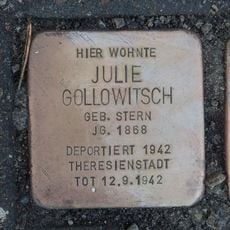 Stolperstein dedicated to Julie Gollowitsch