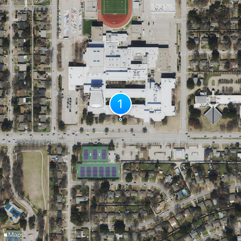 Richardson High School Map