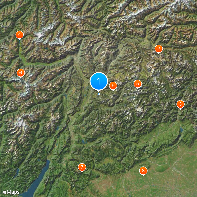Trentino-Südtirol Karte
