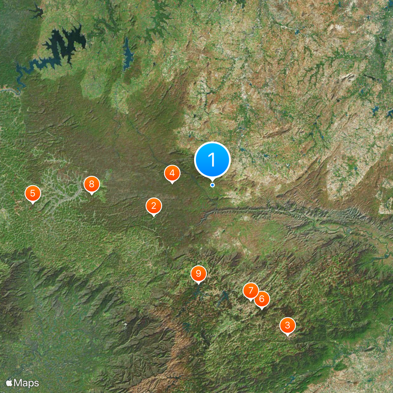 Parque Nacional Bandipur Mapa