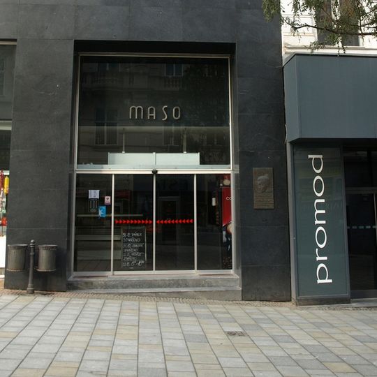 Pamětní deska Anny Ticho v Brně