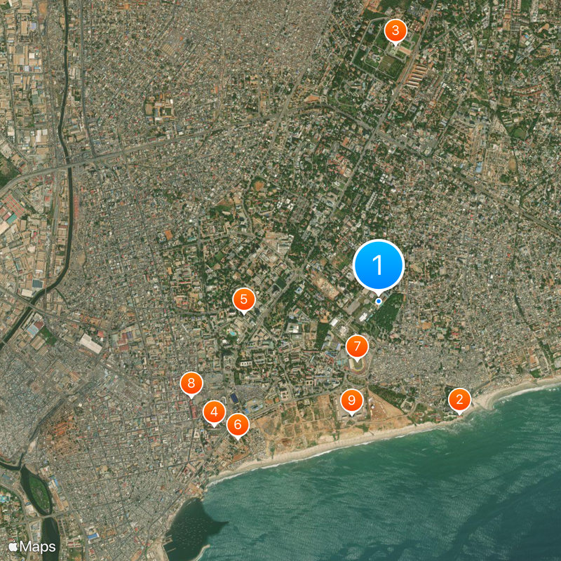 Parliament of Ghana Map