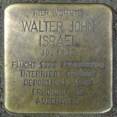 Stolperstein für Walter John Israel