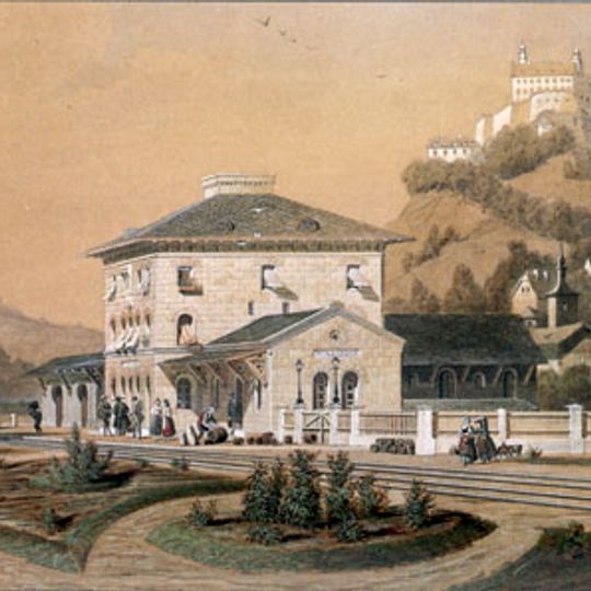 Station building at Kulmbach station