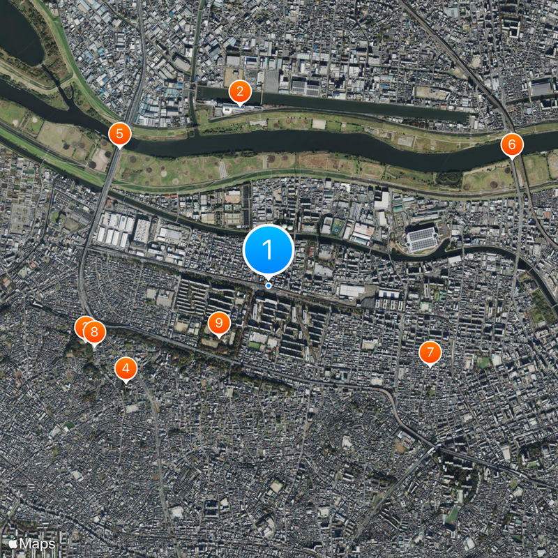 Takashimadaira Station Map