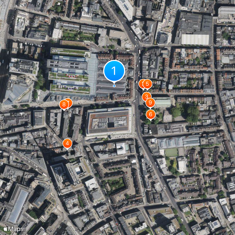 Old Spitalfields Market Map