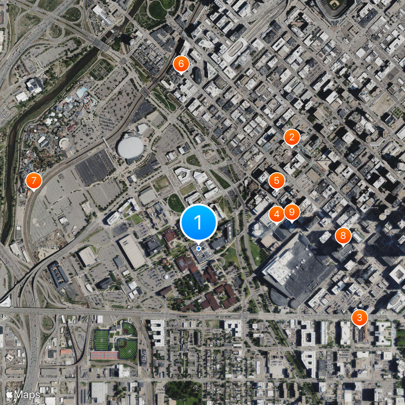 University of Colorado Denver Map