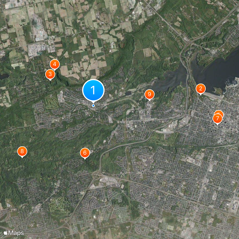 Dundas Map