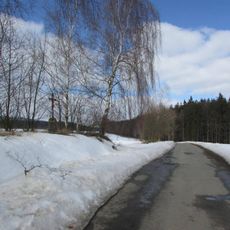 Kříž severně od Lesné u lesa Bukovec