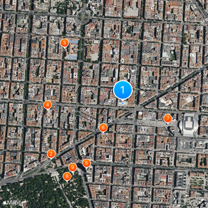 El Corte Inglés Map