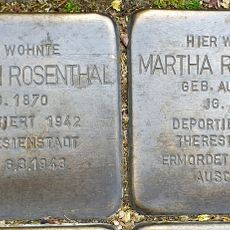 Stolperstein dedicated to Hermann  Rosenthal