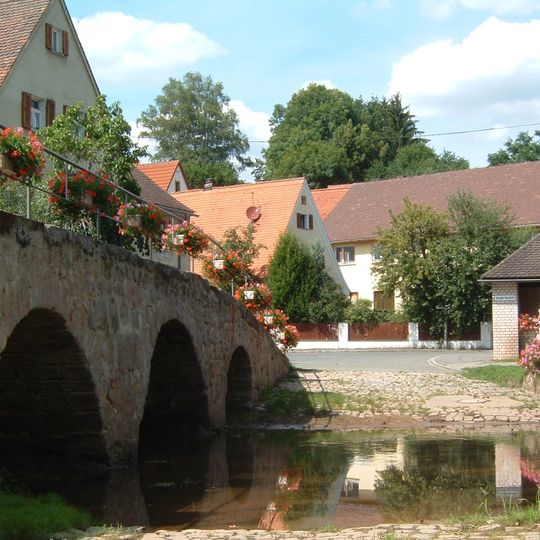 Brücke über die Aurach