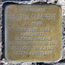 Stolperstein en memoria de Martin Gumpert