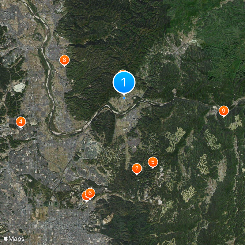 Kuni-kyō Map