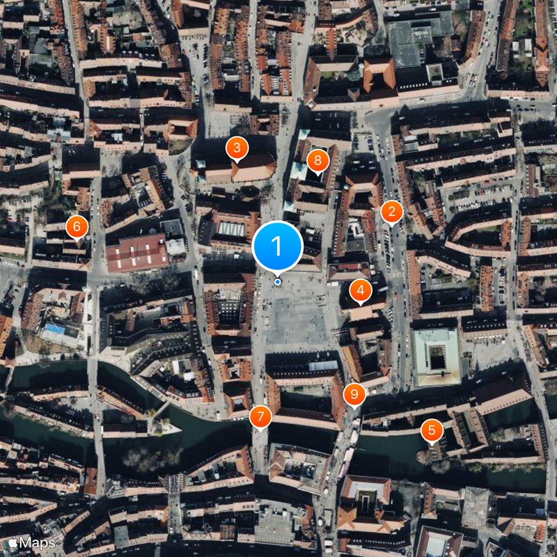 Schöner Brunnen Mapa