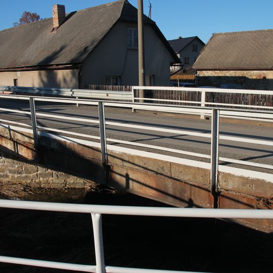 Bridge over the Litavka in Bohutín nearby house no. 58