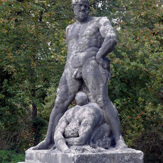 Herkules besiegt den König Busiris